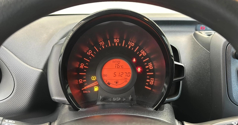 Toyota Aygo cena 39900 przebieg: 51241, rok produkcji 2019 z Zaklików małe 254